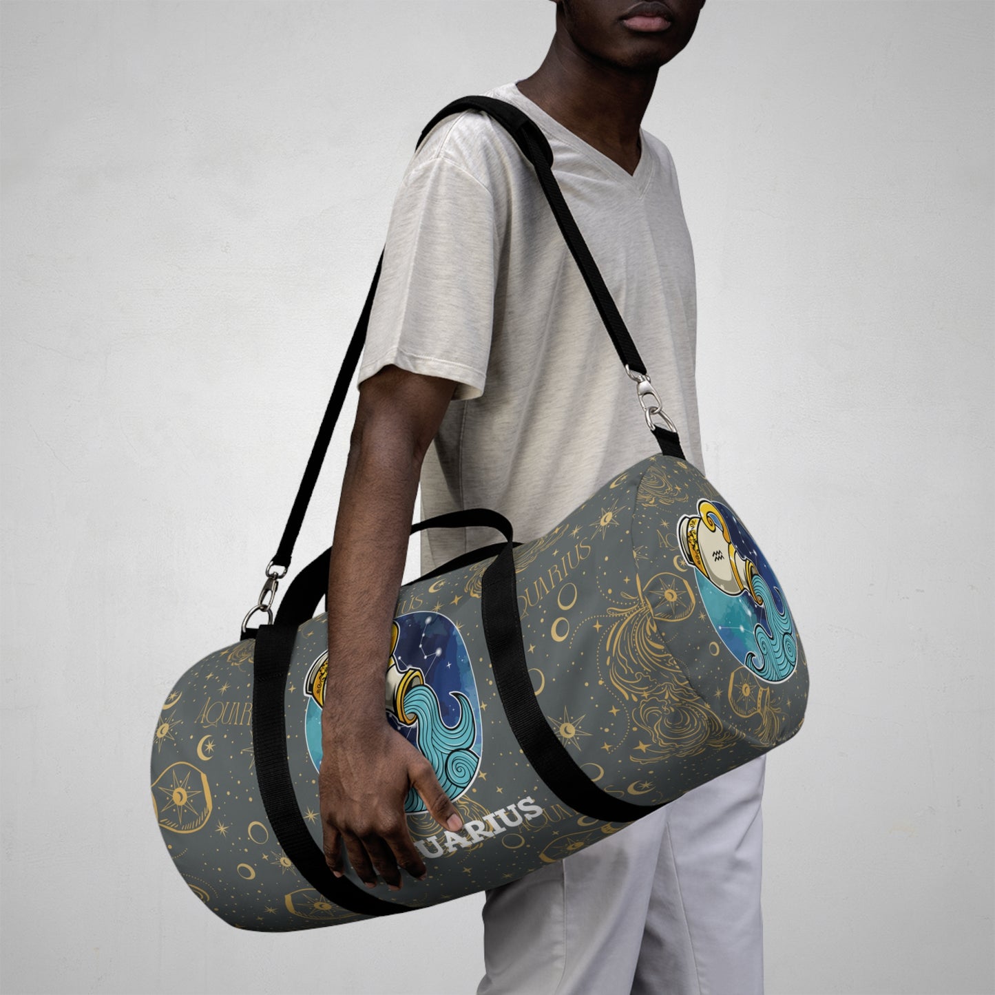 Aquarius Duffel Bag (Dark Grey)