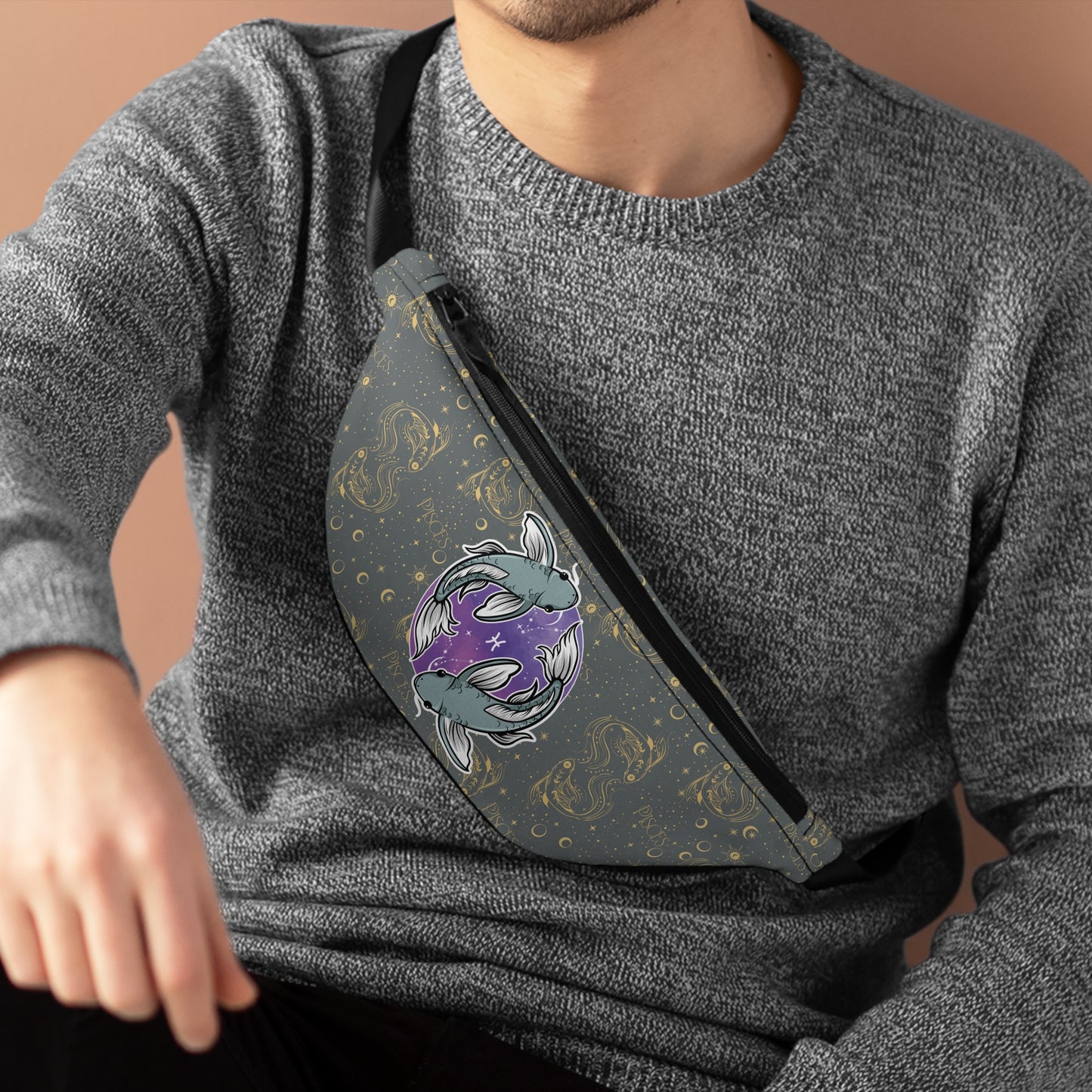 Pisces Fanny Pack (Dark Grey)