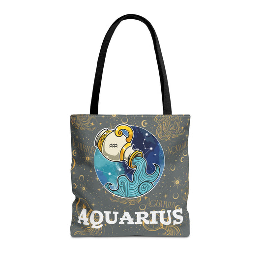 Aquarius Tote Bag (Dark Grey)