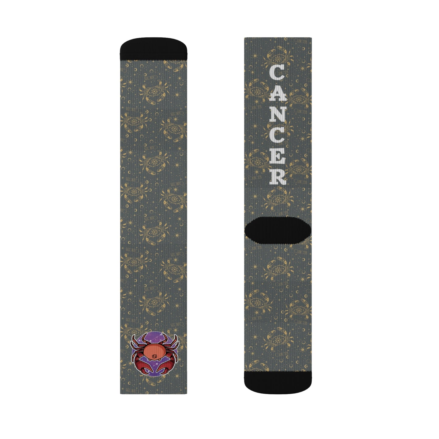 Cancer Socks (Dark Grey)