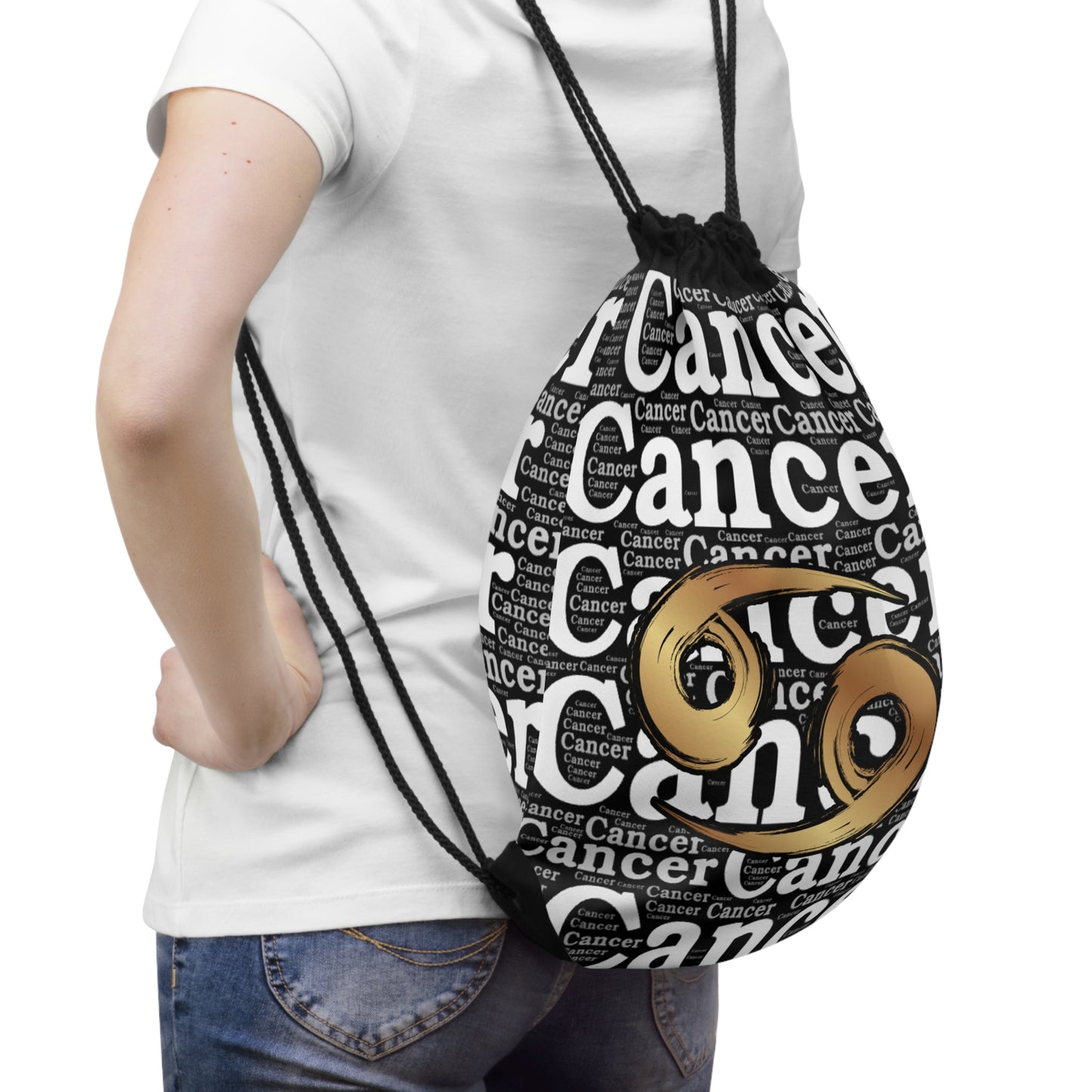 Cancer Zodiac Drawstring Bag