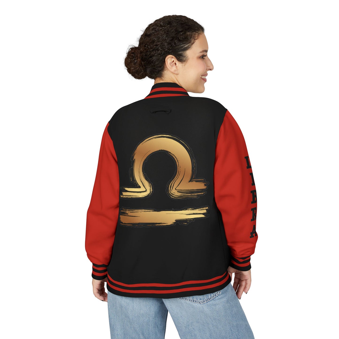 Stylish Libra Letterman Jacket, Unisex Varsity Jacket for Astrology Lovers, Cool Gift for Birthdays, Trendy Outerwear for Any Occasion