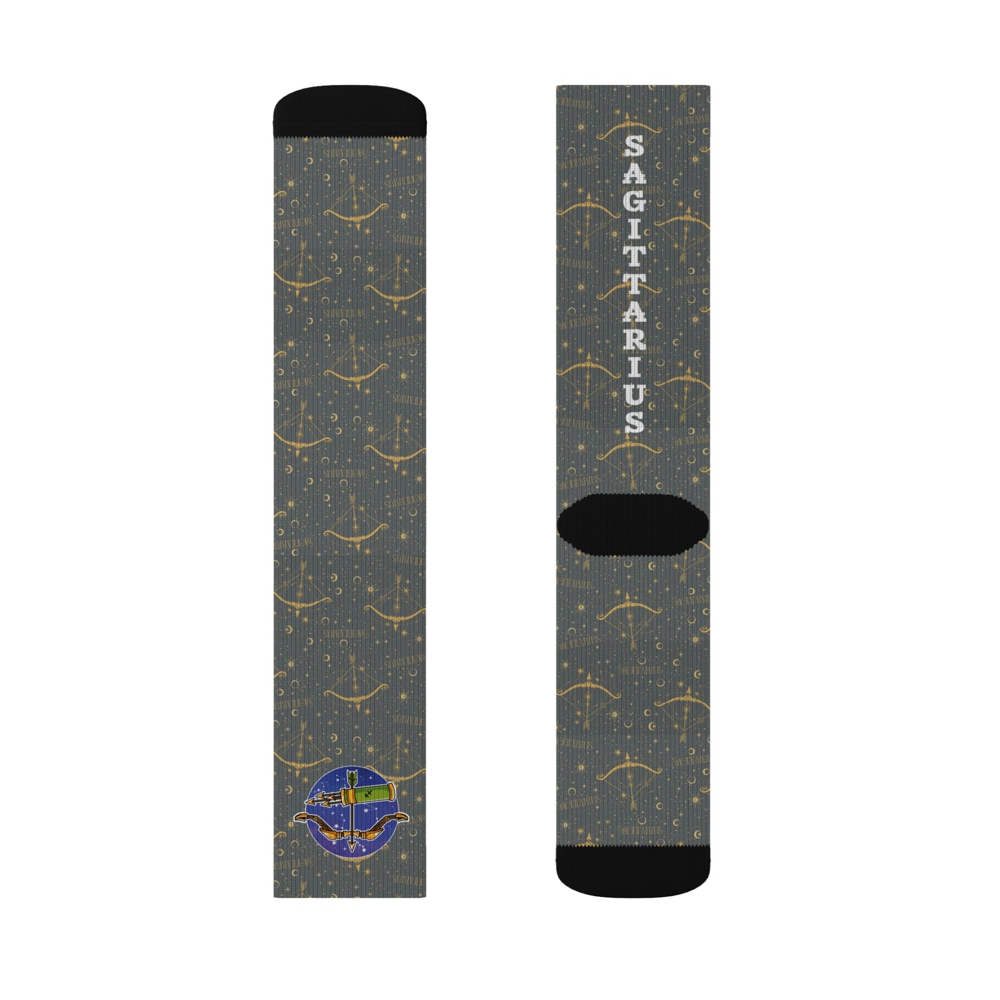 Sagittarius Socks (Dark Grey)