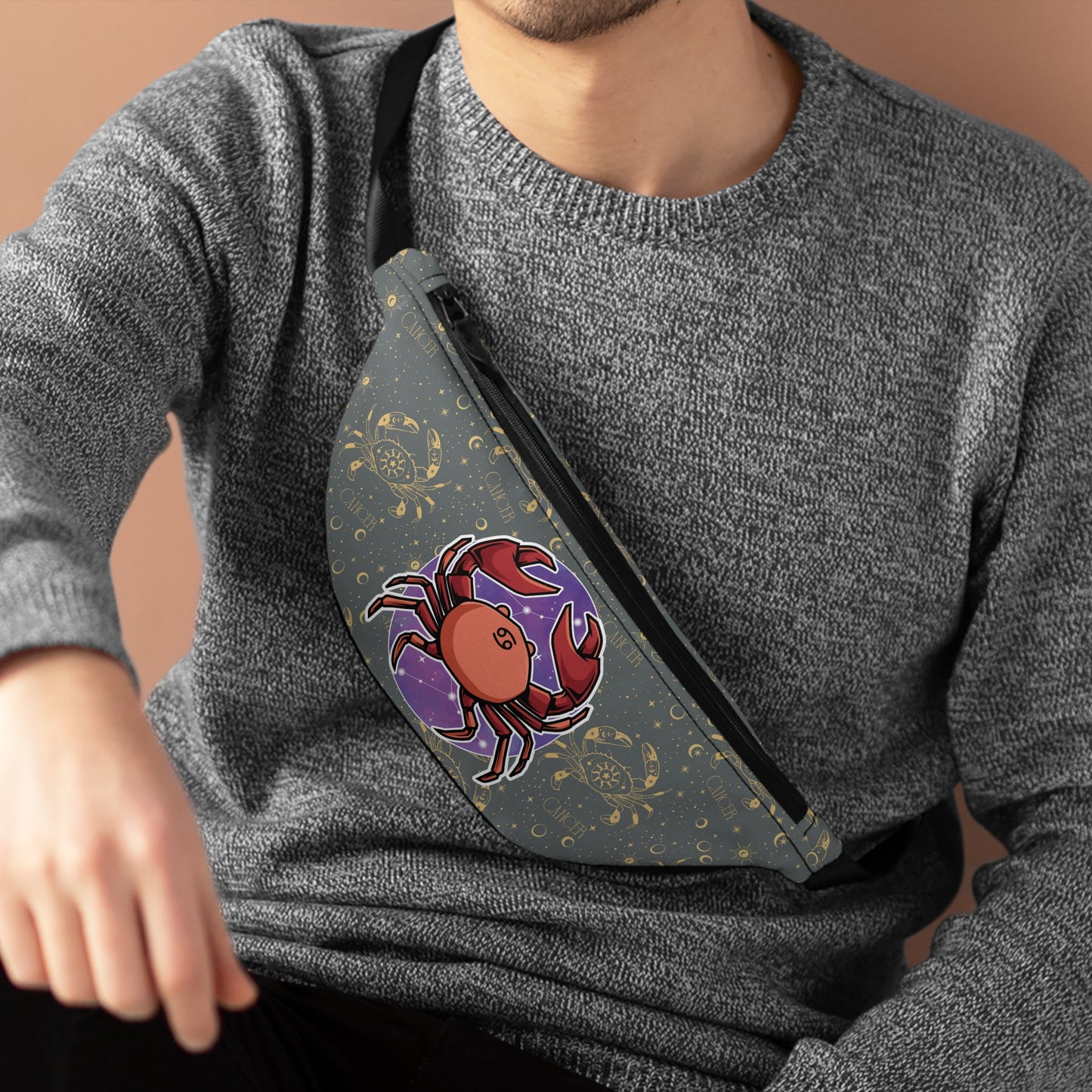 Cancer Fanny Pack (Dark Grey)