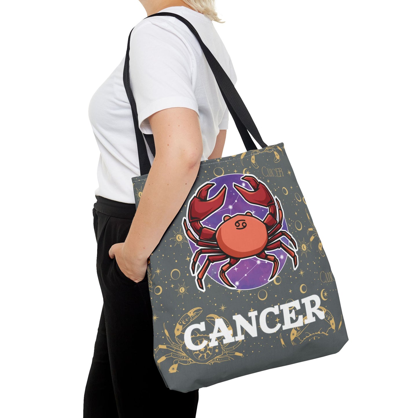 Cancer Tote Bag (Dark Grey)