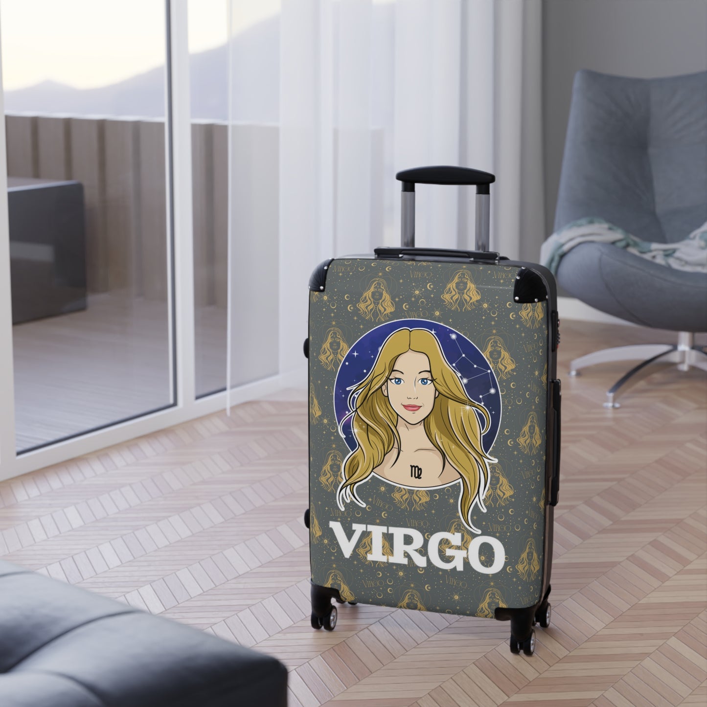 Virgo Suitcases (Dark Grey)