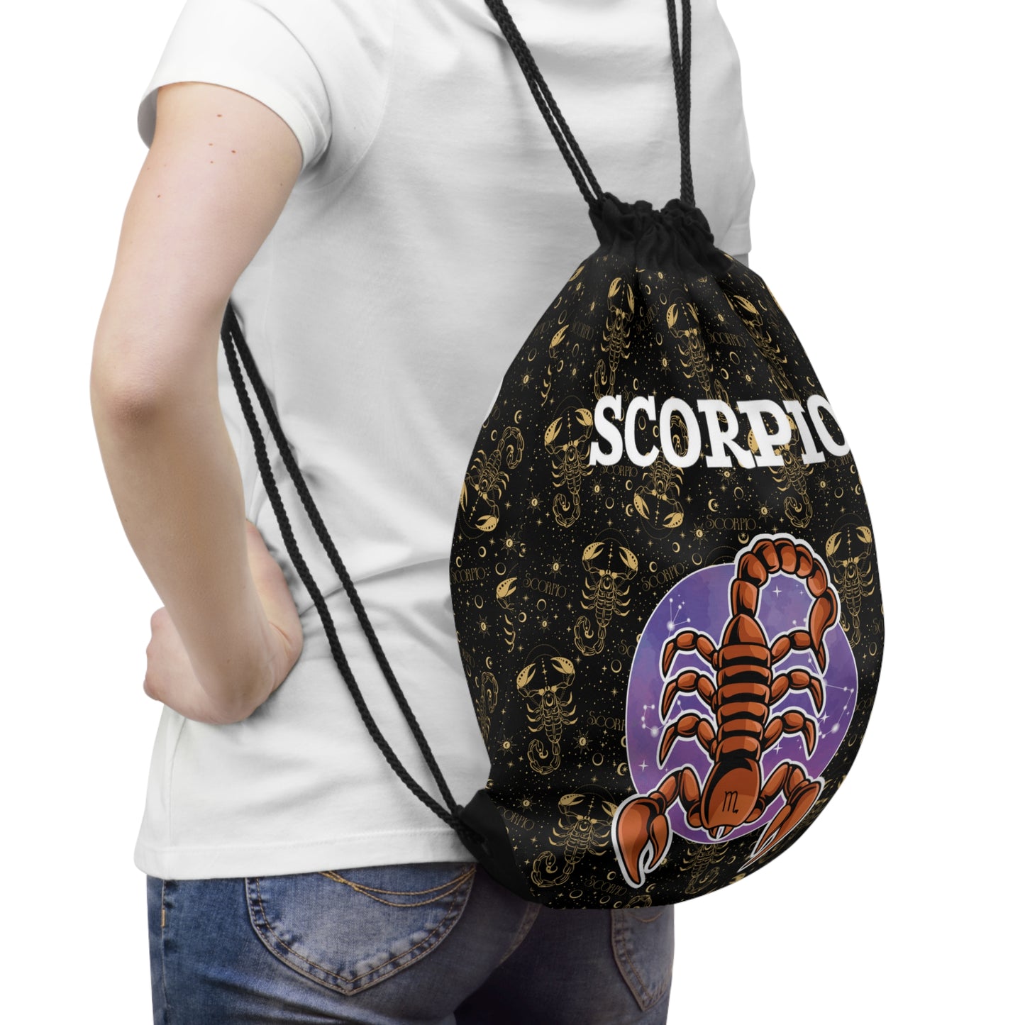 Scorpio Drawstring Bag