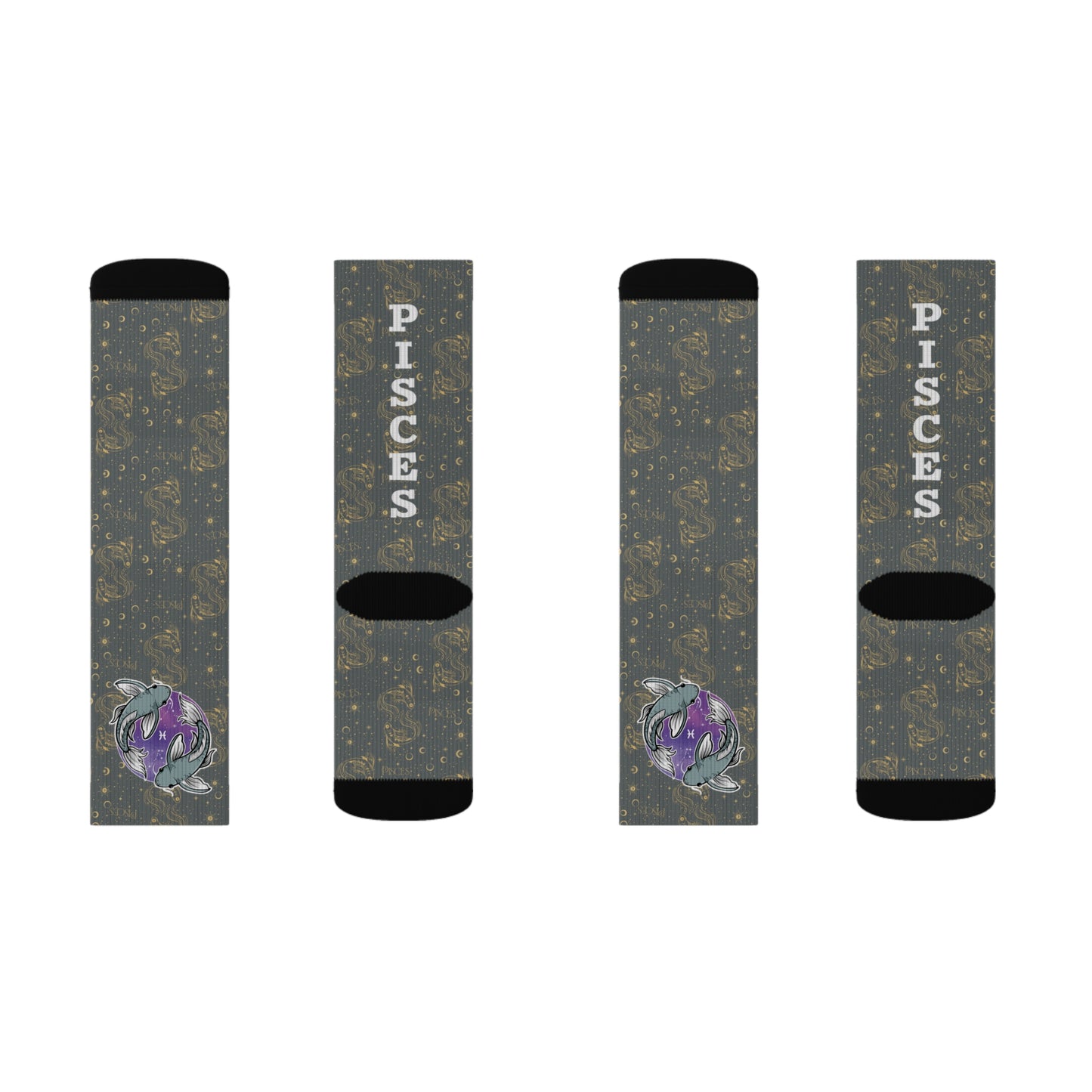 Pisces Socks (Dark Grey)