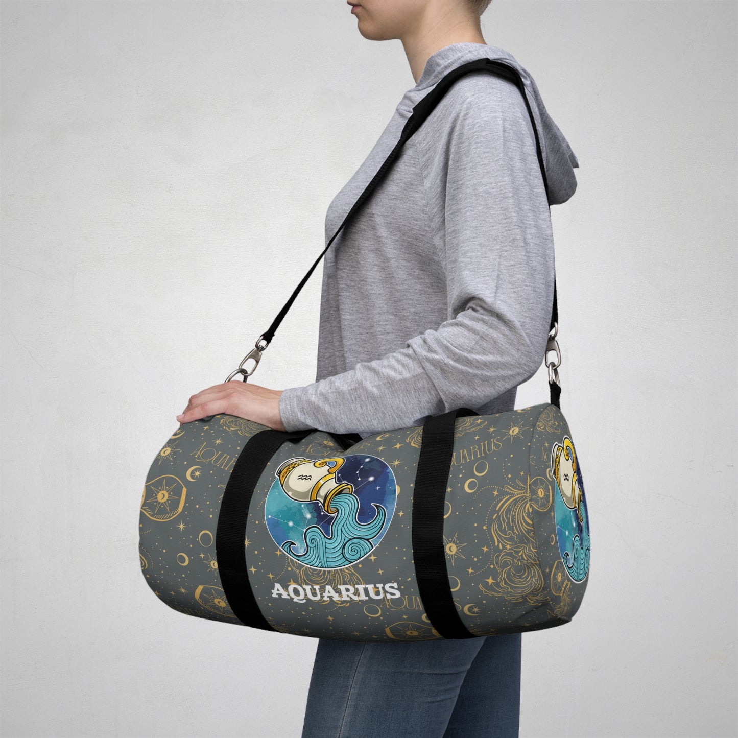 Aquarius Duffel Bag (Dark Grey)