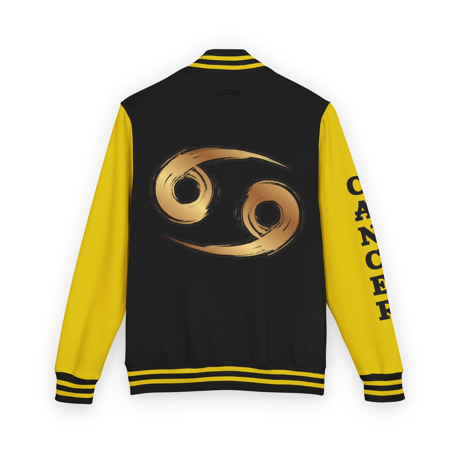 Cancer Zodiac Unisex Heavyweight Letterman Jacket, Astrology Gift, Sports Jacket, Personalized Gift, Birthday Gift, Astrology Apparel