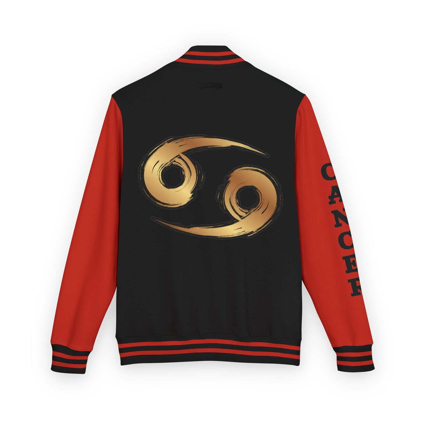 Cancer Zodiac Unisex Heavyweight Letterman Jacket, Astrology Gift, Sports Jacket, Personalized Gift, Birthday Gift, Astrology Apparel