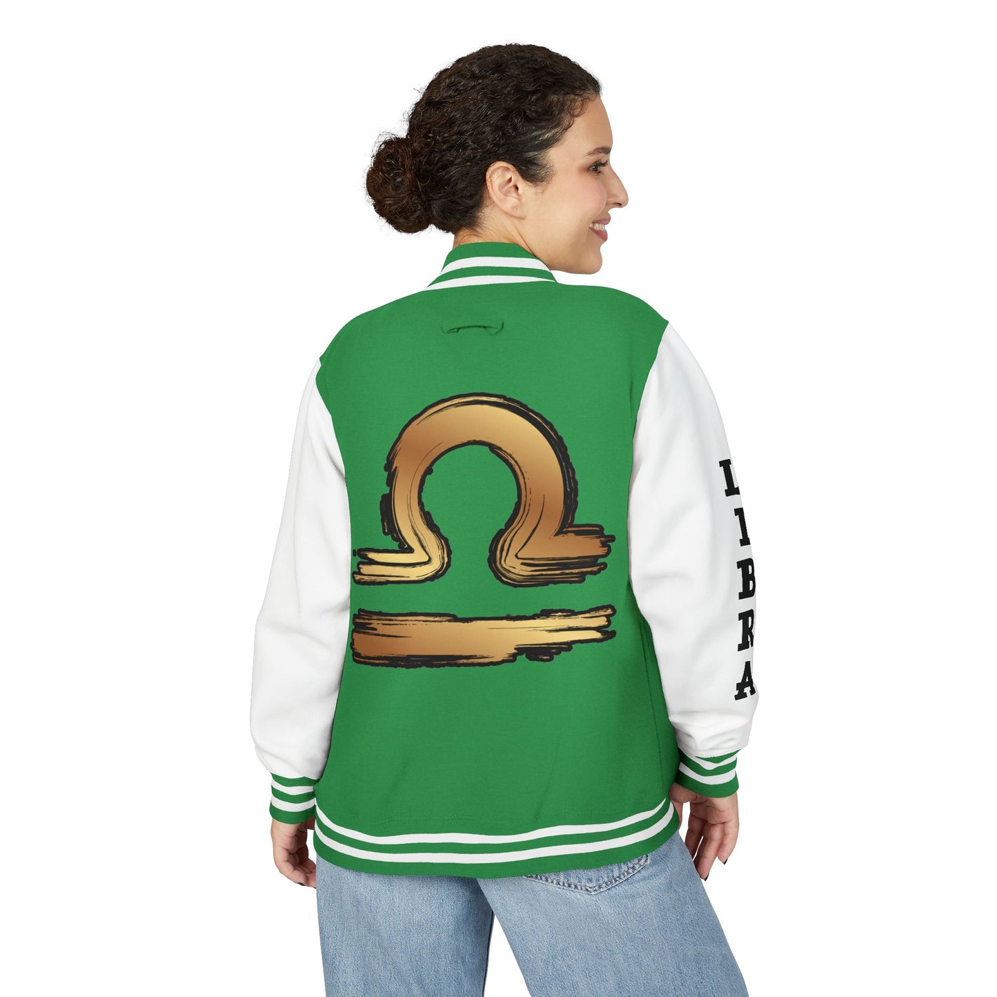 Stylish Libra Letterman Jacket, Unisex Varsity Jacket for Astrology Lovers, Cool Gift for Birthdays, Trendy Outerwear for Any Occasion