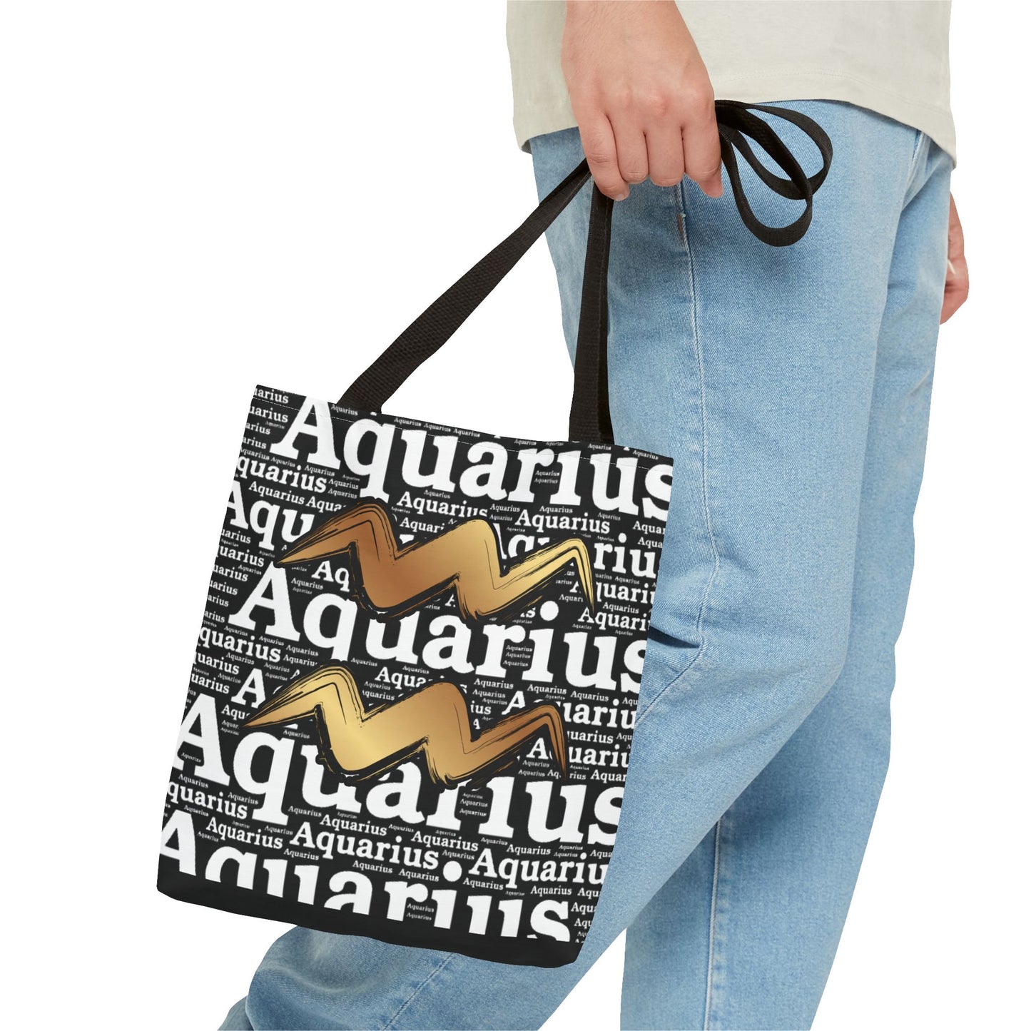 Aquarius Zodiac Tote Bag