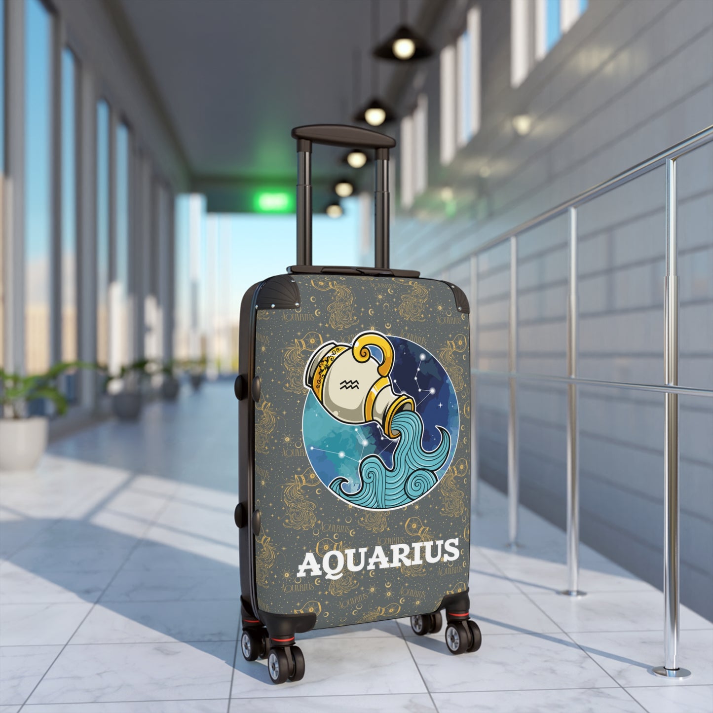 Aquarius Suitcases (Dark Grey)
