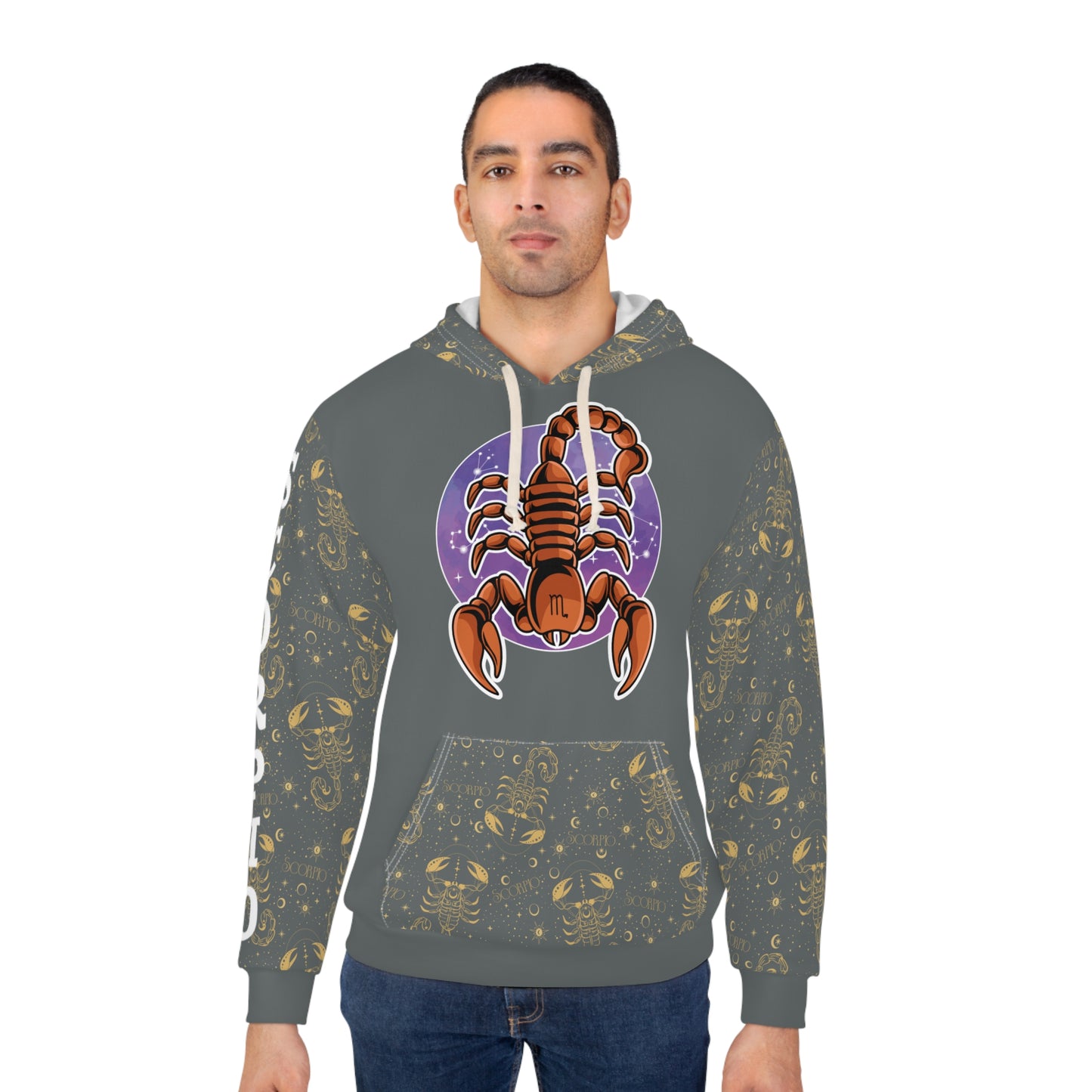 Scorpio Unisex Pullover Hoodie (Dark Grey)