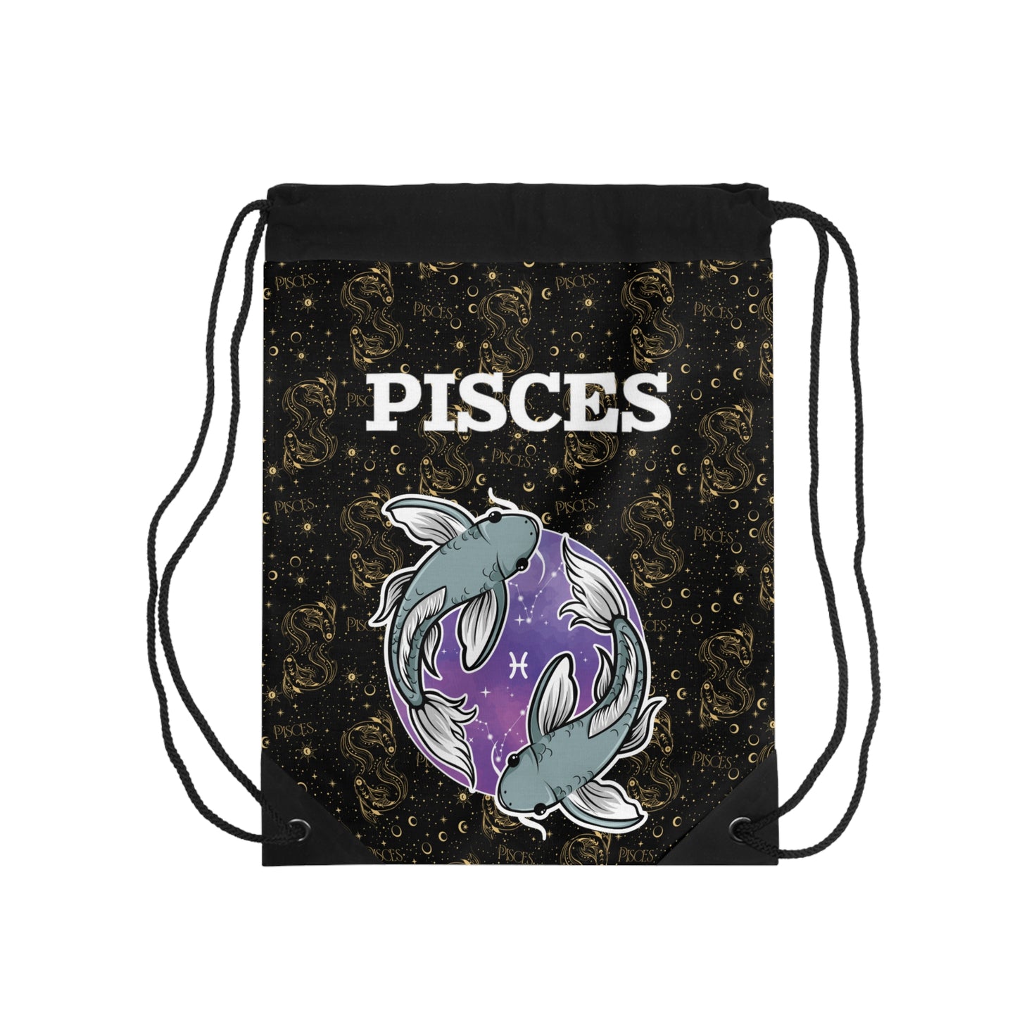 Pisces Drawstring Bag