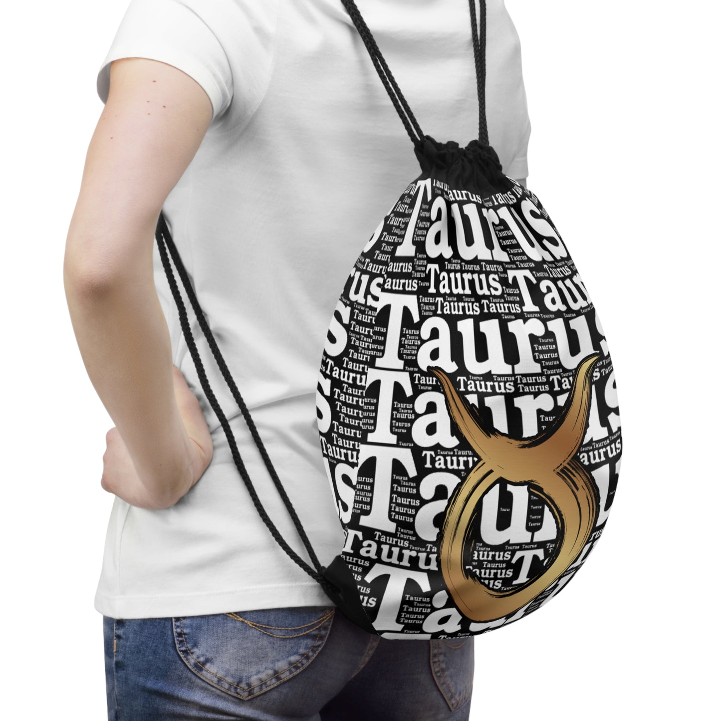 Taurus Zodiac Drawstring Bag