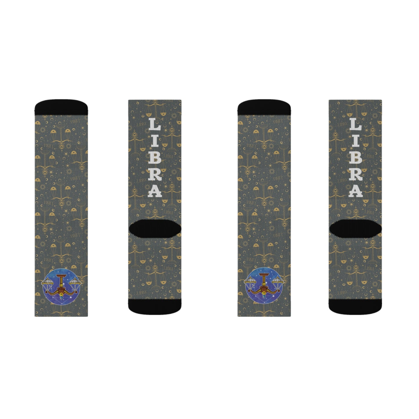 Libra Socks (Dark Grey)