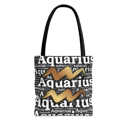 Aquarius Zodiac Tote Bag