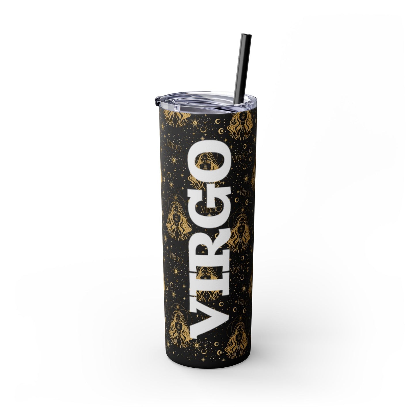 Virgo Skinny Tumbler with Straw, 20oz