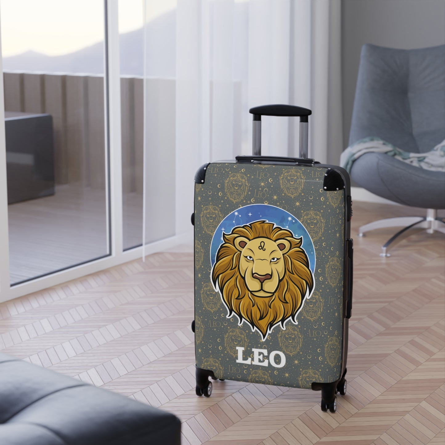 Leo Suitcases (Dark Grey)