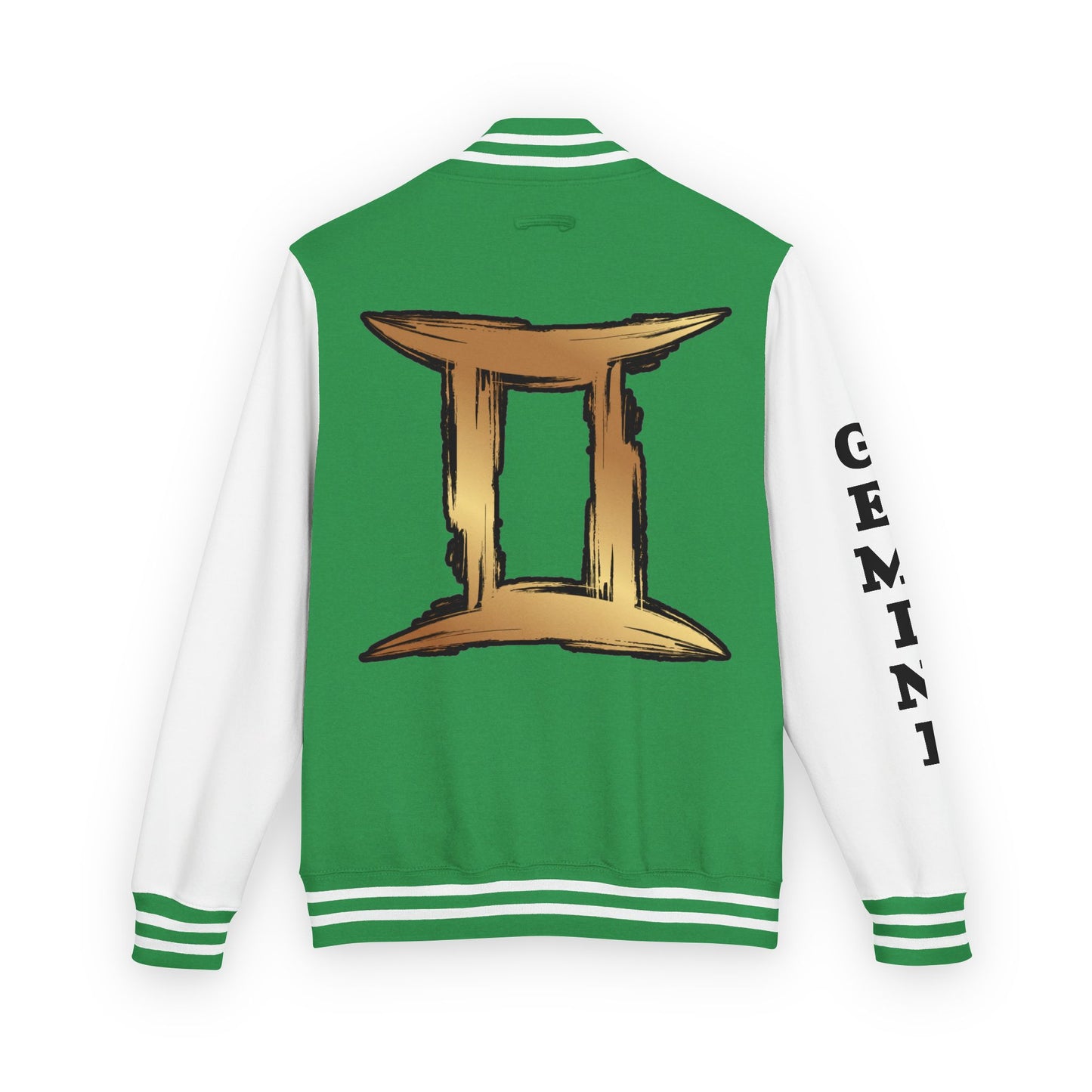 Gemini Heavyweight Letterman Jacket for Astrology Lovers, Perfect for Birthdays, Spiritual Gifts, Casual Wear, Zodiac Theme