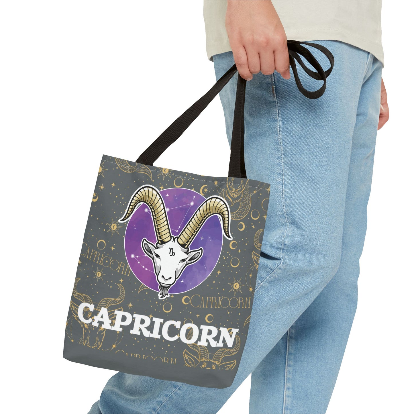 Capricorn Tote Bag (Dark Grey)