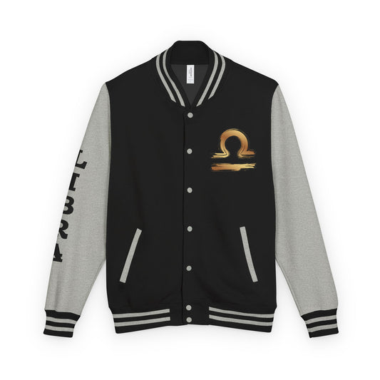Stylish Libra Letterman Jacket, Unisex Varsity Jacket for Astrology Lovers, Cool Gift for Birthdays, Trendy Outerwear for Any Occasion