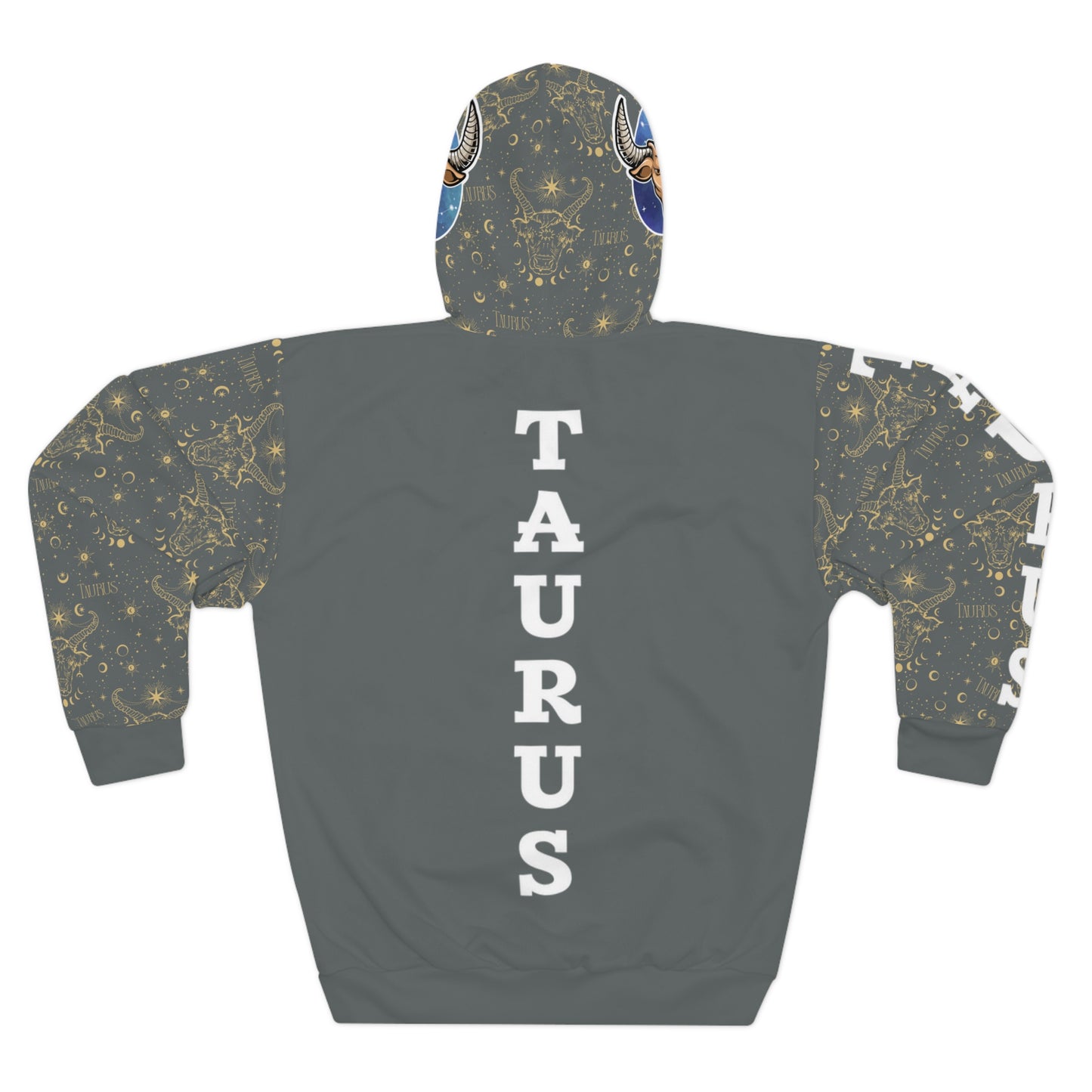Taurus Unisex Pullover Hoodie (Dark Grey)