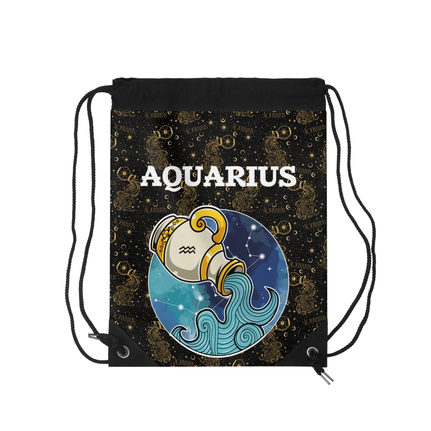 Aquarius Drawstring Bag