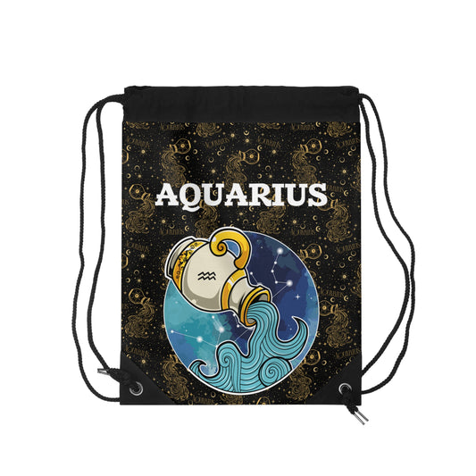 Aquarius Drawstring Bag
