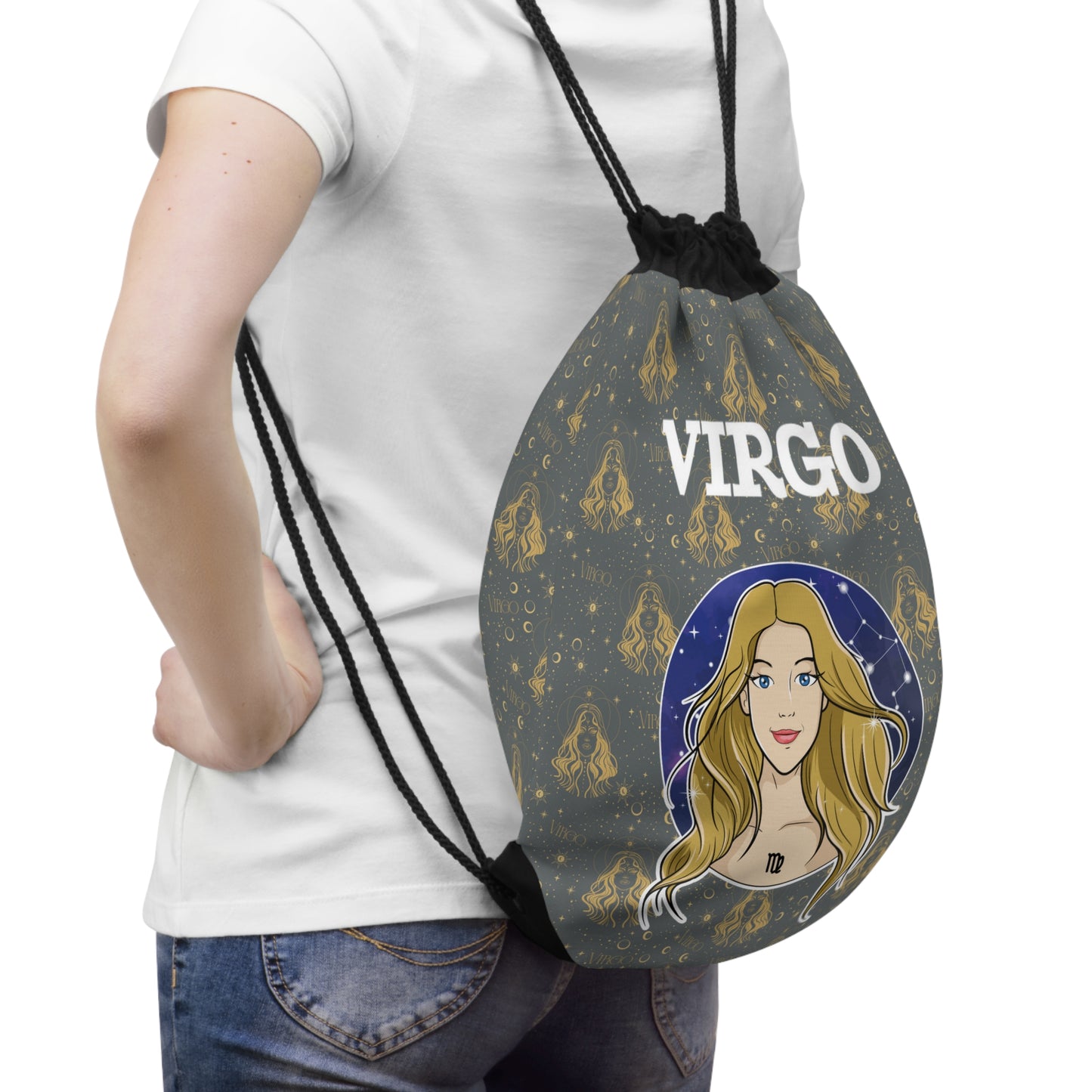 Virgo Drawstring Bag (Dark Grey)