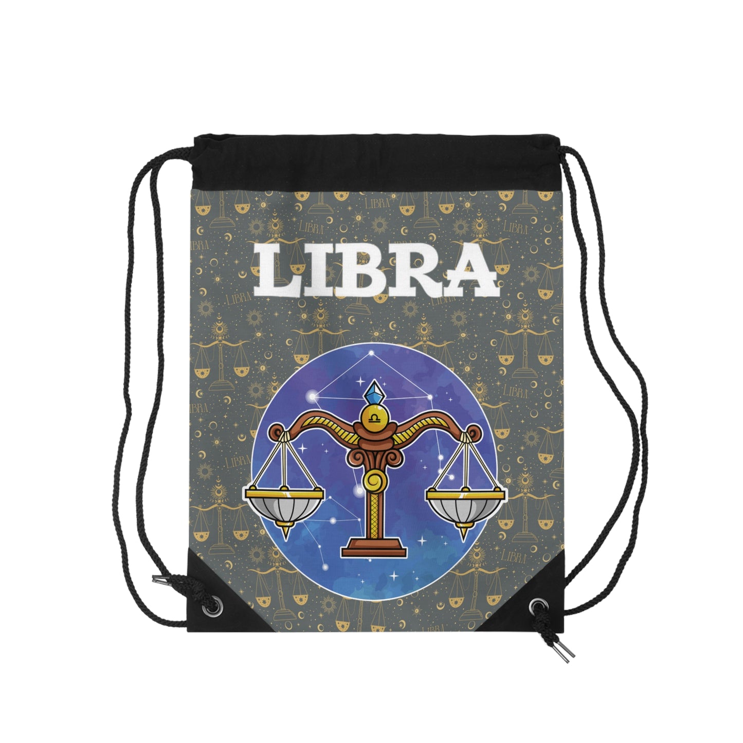 Libra Drawstring Bag (Dark Grey)