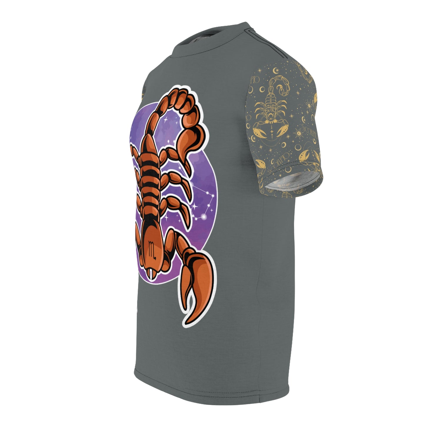 Scorpio Unisex Cut & Sew Tee (Dark Grey)