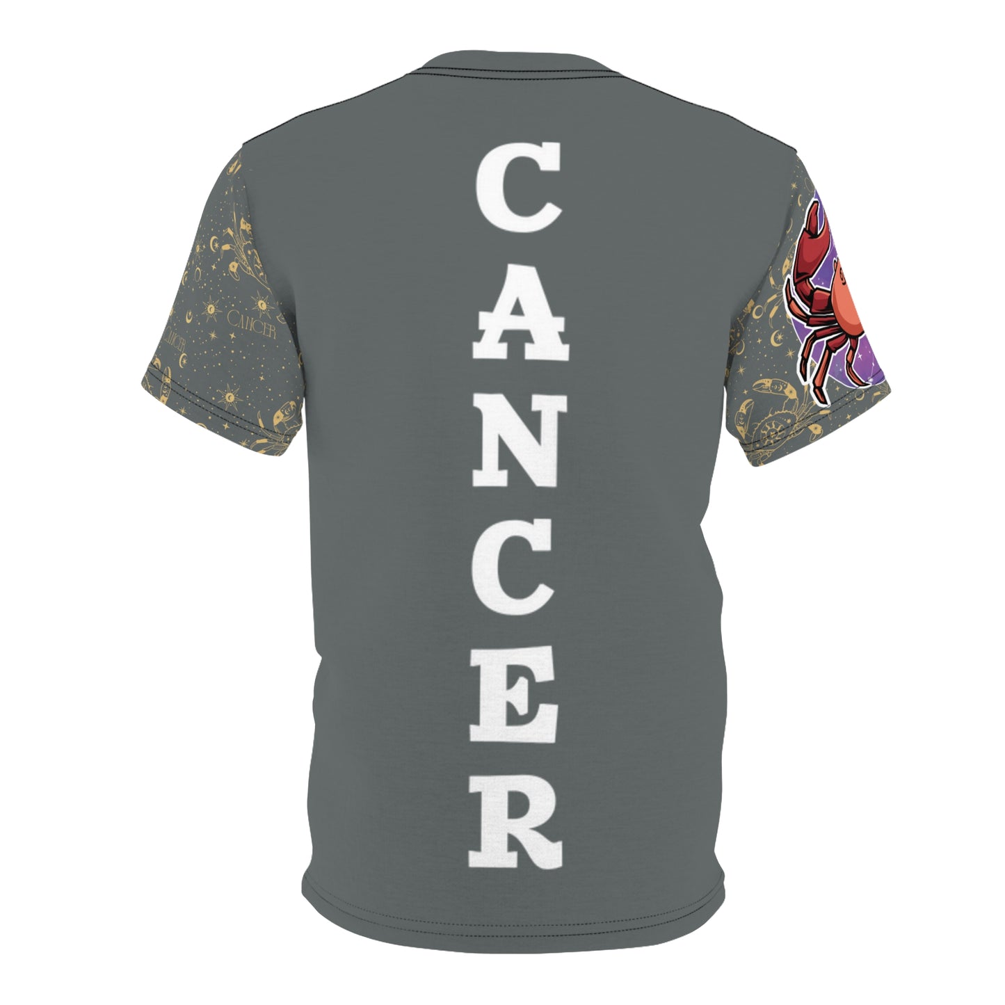 Cancer Unisex Cut & Sew Tee (Dark Grey)