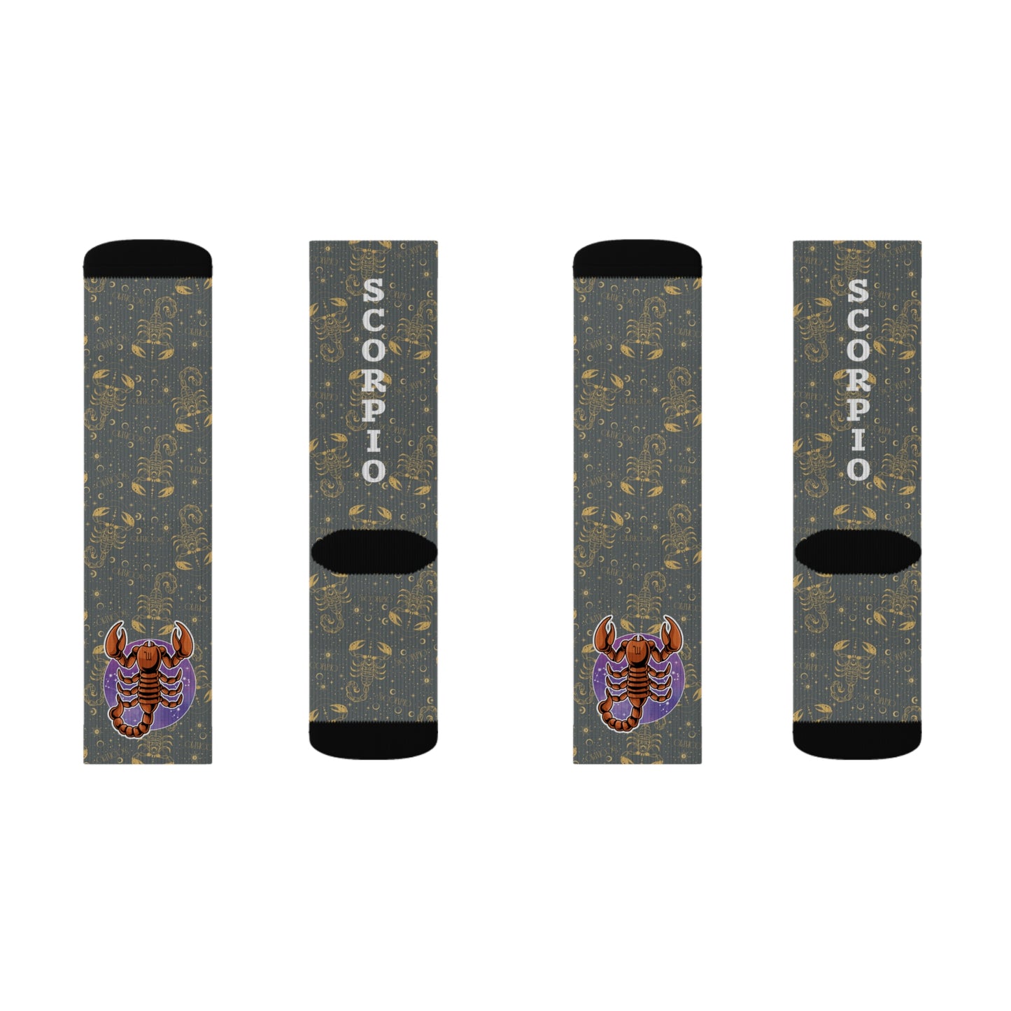 Scorpio Socks (Dark Grey)