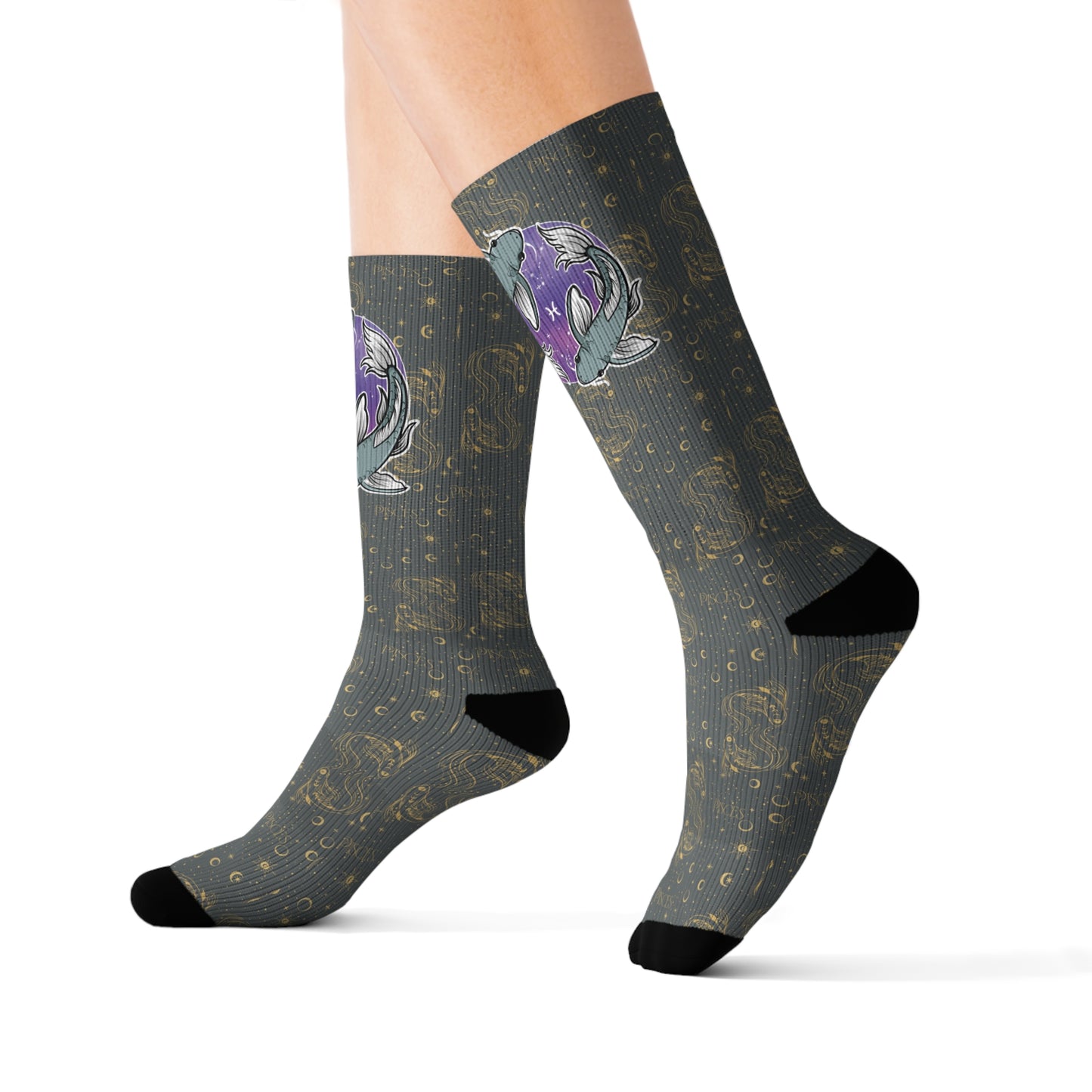Pisces Socks (Dark Grey)