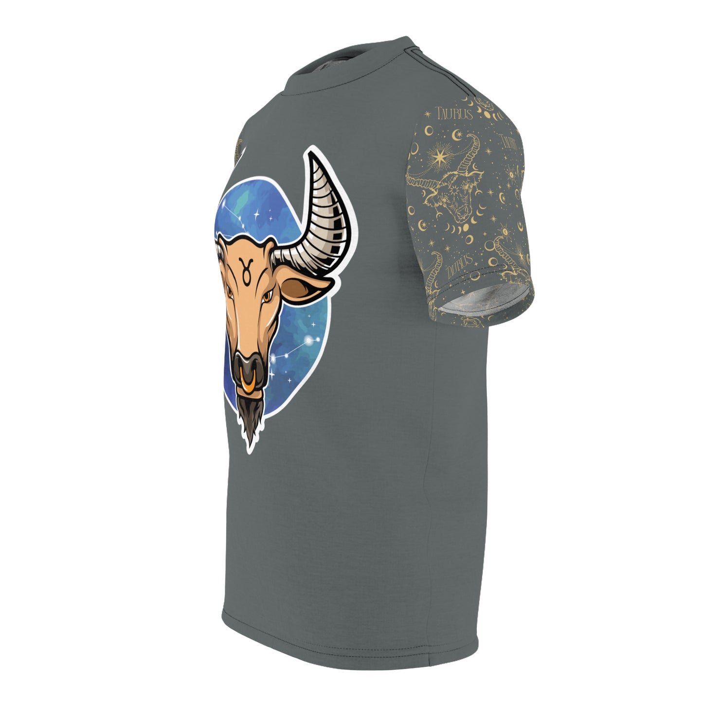 Taurus  Unisex Cut & Sew Tee (Dark Grey)
