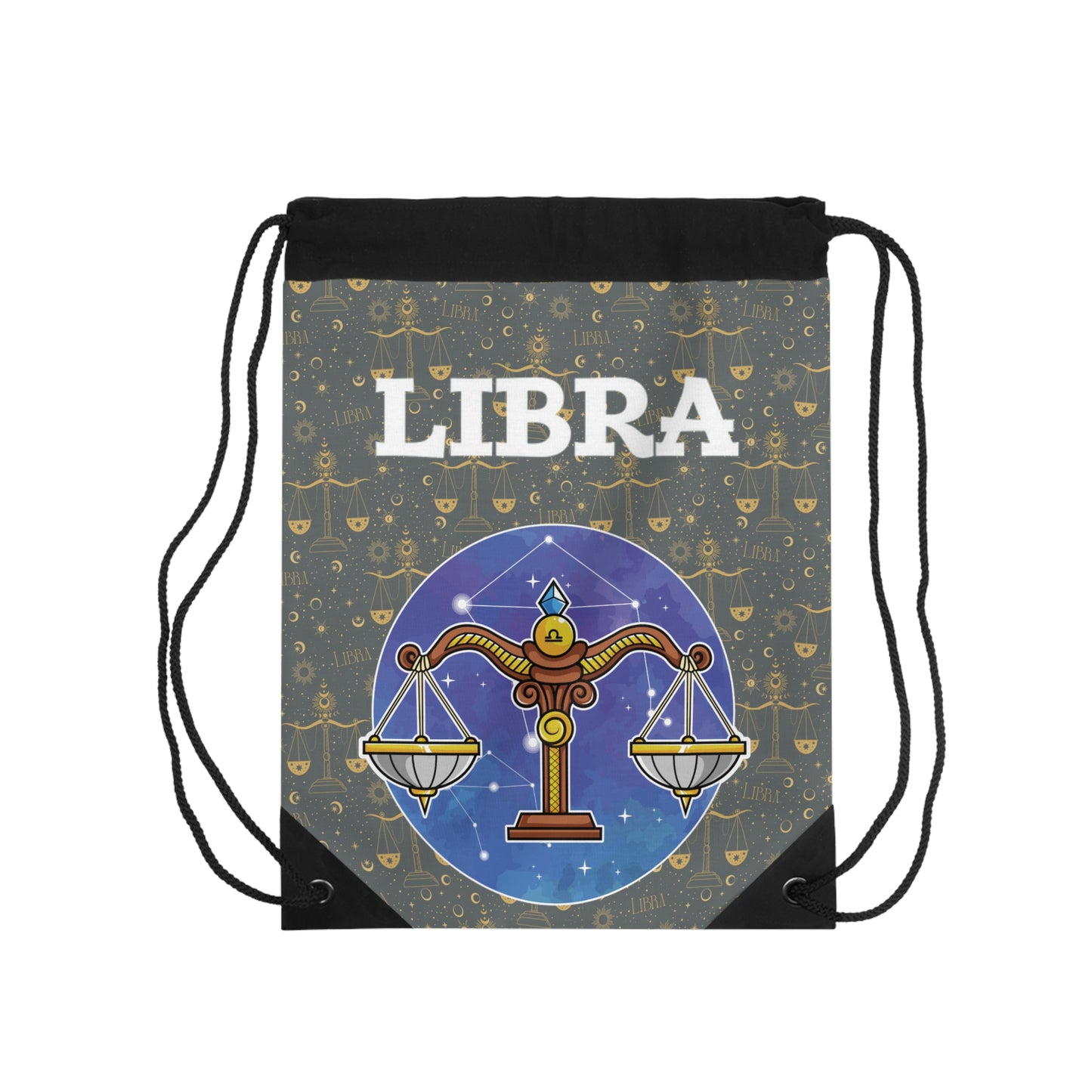 Libra Drawstring Bag (Dark Grey)