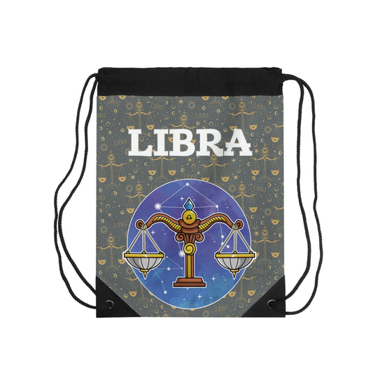 Libra Drawstring Bag (Dark Grey)