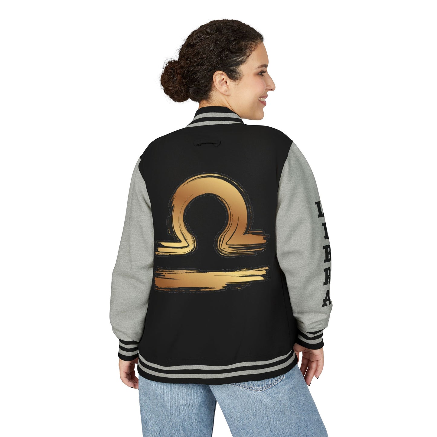 Stylish Libra Letterman Jacket, Unisex Varsity Jacket for Astrology Lovers, Cool Gift for Birthdays, Trendy Outerwear for Any Occasion
