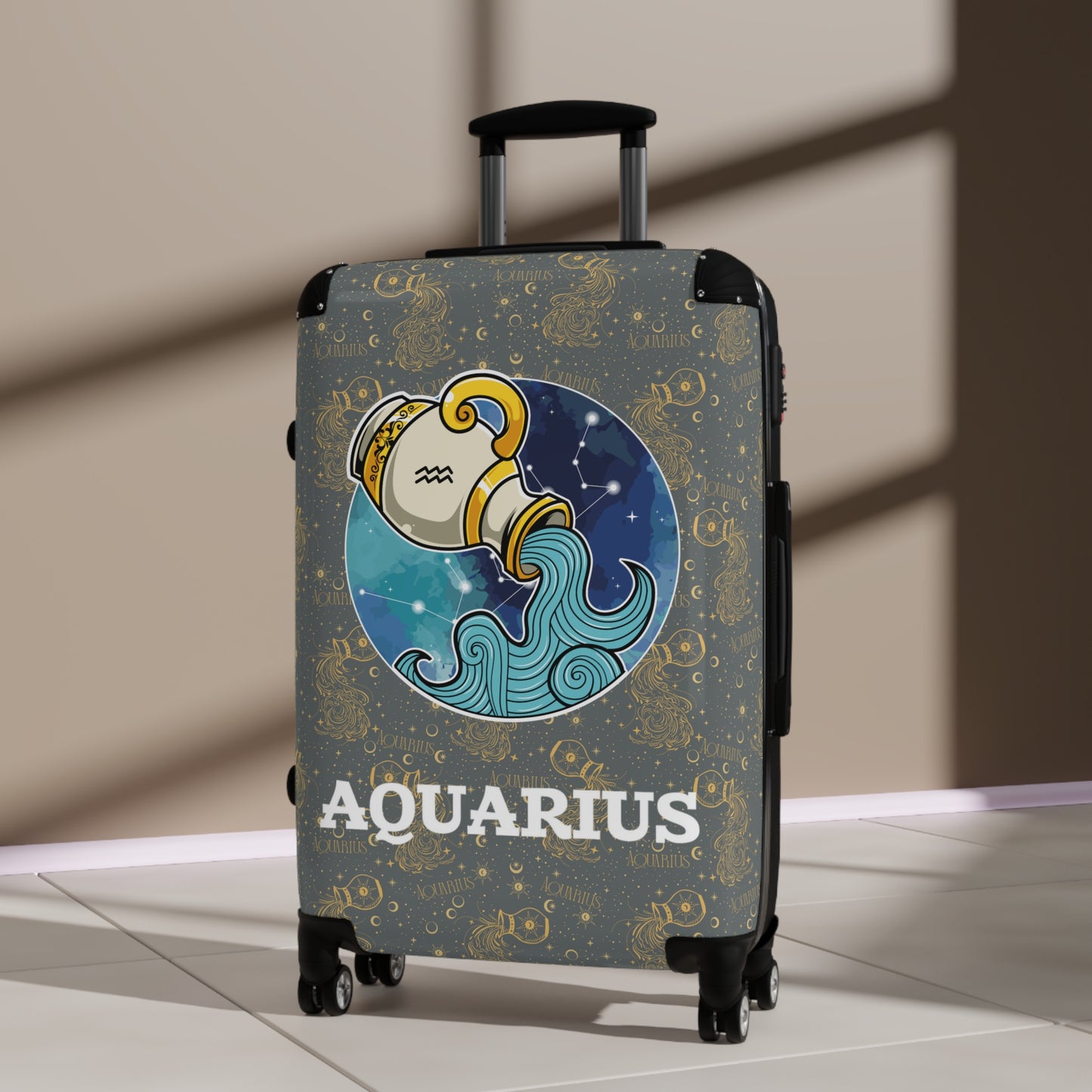 Aquarius Suitcases (Dark Grey)