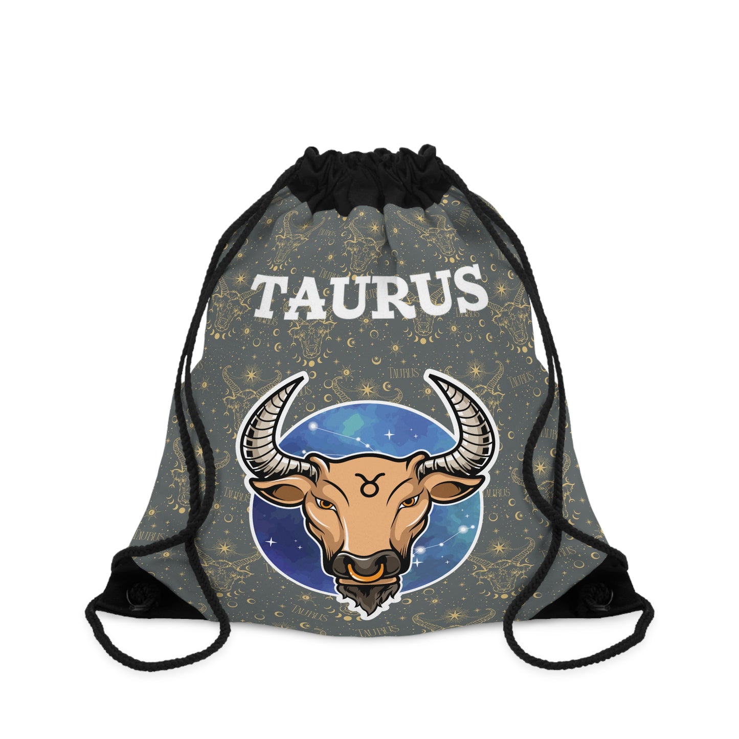 Taurus Drawstring Bag (Dark Grey)