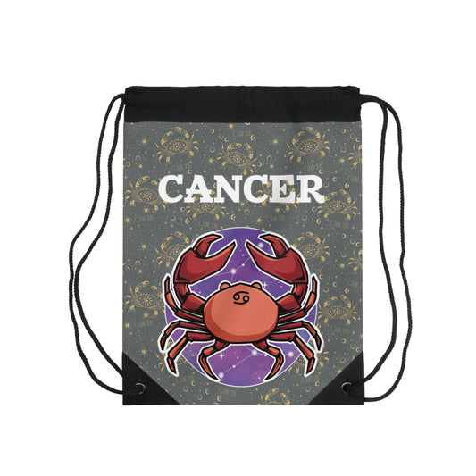 Cancer Drawstring Bag (Dark Grey)