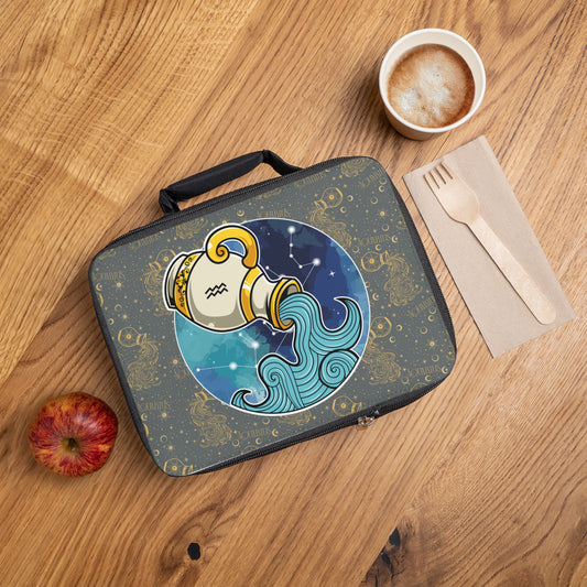 Aquarius Lunch Bag (Dark Grey)