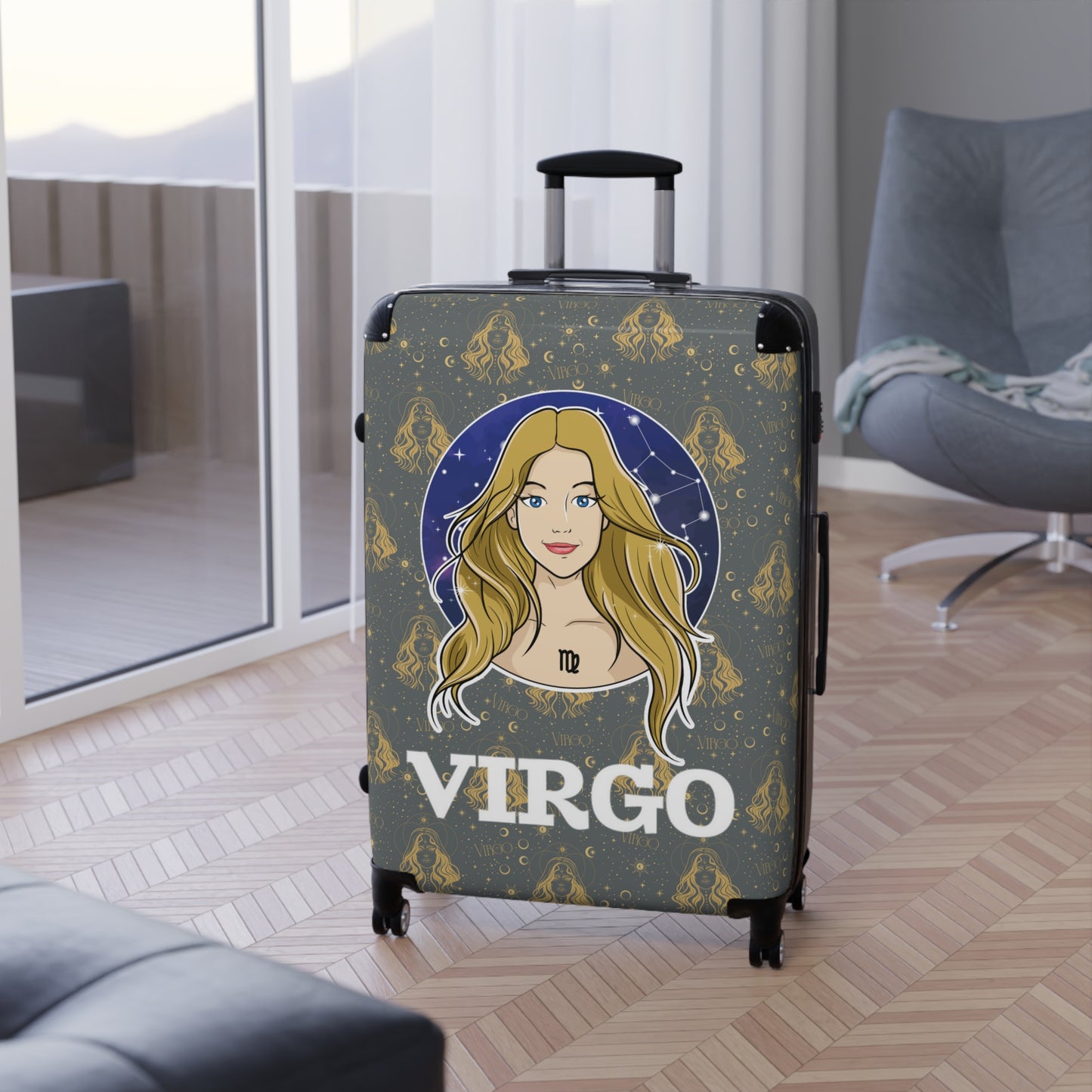 Virgo Suitcases (Dark Grey)
