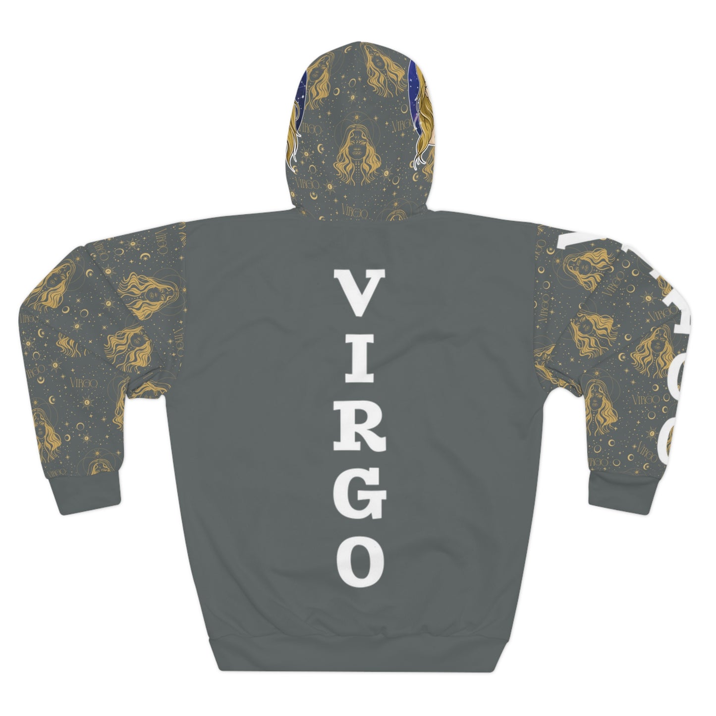 Virgo Unisex Pullover Hoodie (Dark Grey)