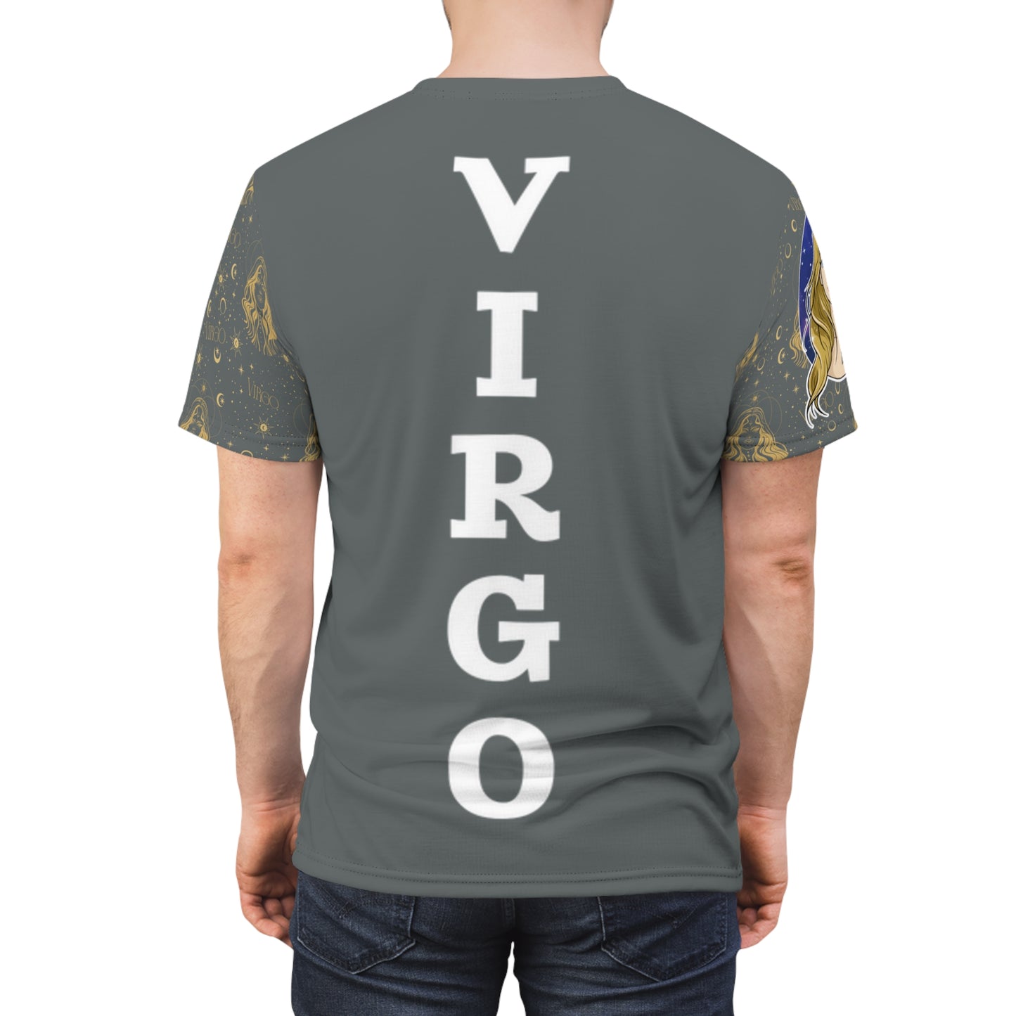Virgo Unisex Cut & Sew Tee (Dark Grey)