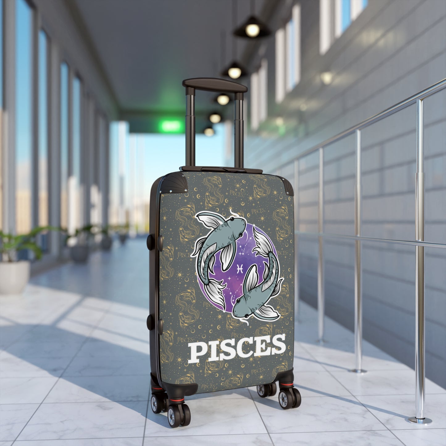 Pisces Suitcases (Dark Grey)