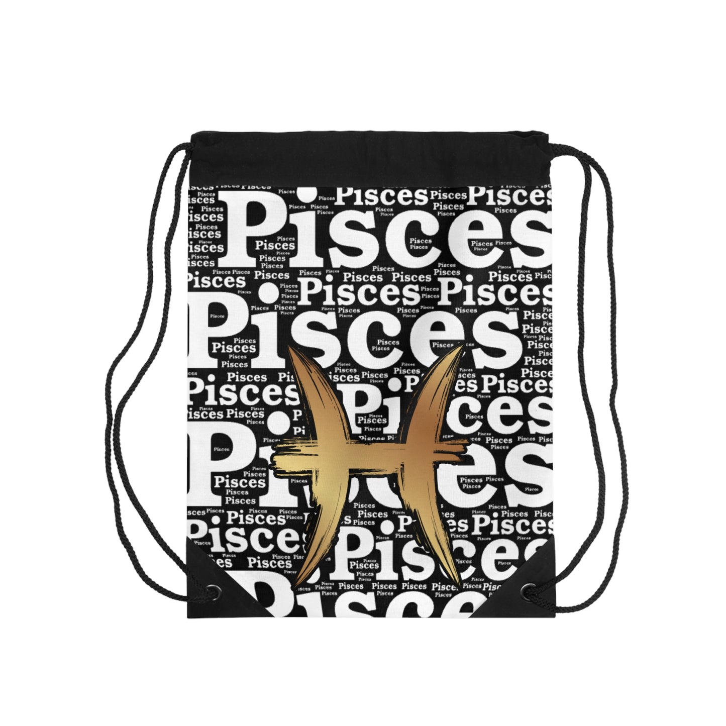 Pisces Zodiac Drawstring Bag